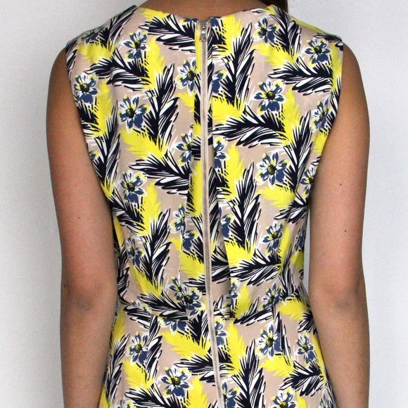 J Crew floral silk midi dress - Picture 3 of 4